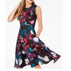 Calvin Klein Scuba fit and flare dress 16W
